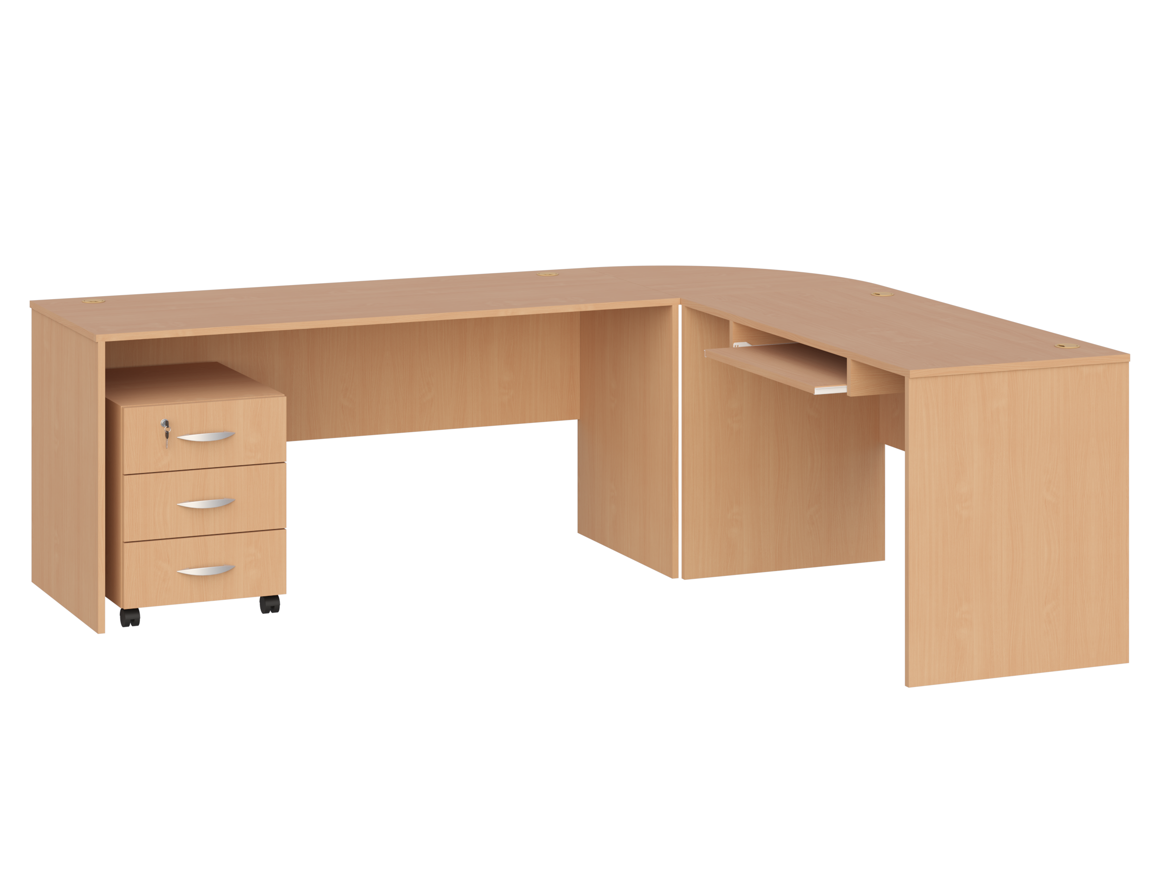proste biurka KUJAWIAK STANDARD zestaw_buk