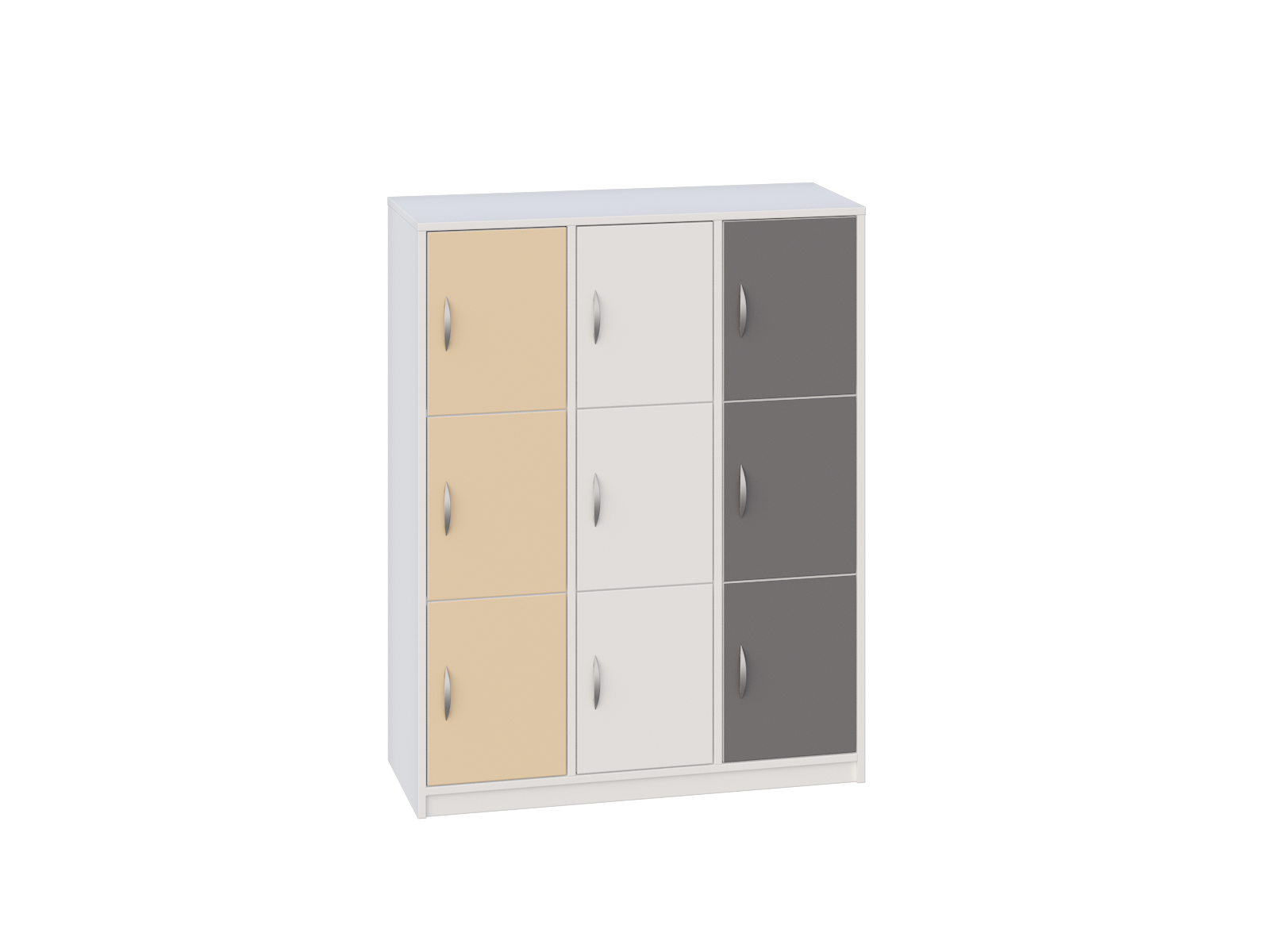 Ultra 335 bez półek w środku_biały_front piaskowy+biały+stalowy(1)