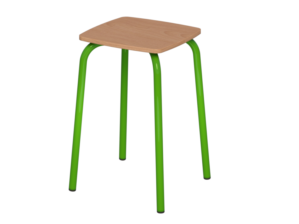 taboret kwadrat st.trawiasty_sklejka buk