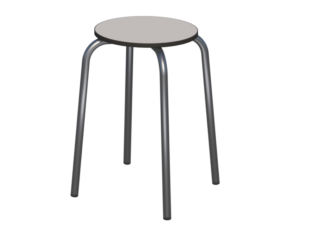 taboret okrągły st.stalowy_compact popiel