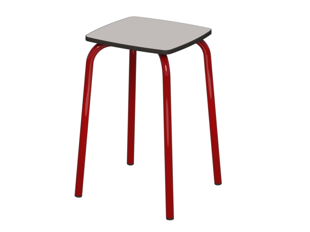 taboret kwadrat st.bordowy_compact popiel
