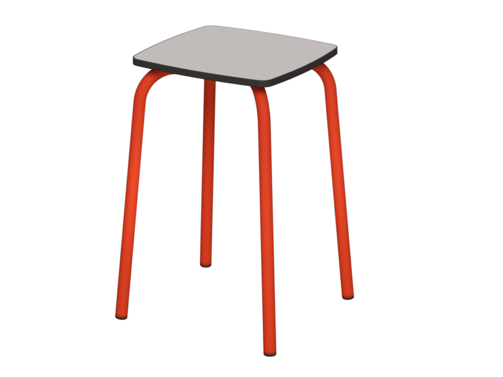 taboret kwadrat st.czerwony_compact popiel