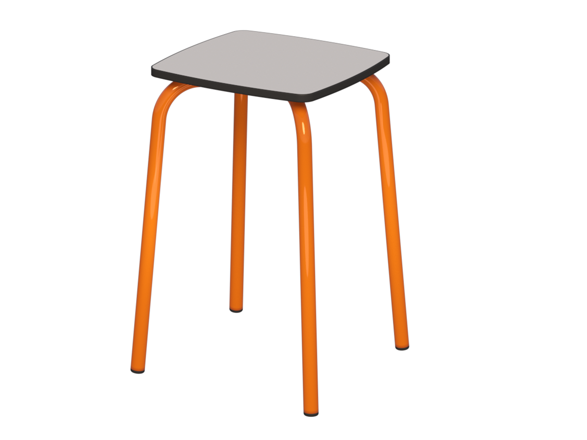 taboret kwadrat st.pomarańczowy_compact popiel