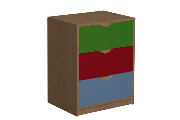 Regał z 3 szufladami MAŁGOSIA 14