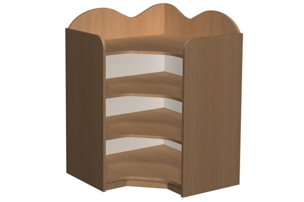 Regał narożny Jasio H