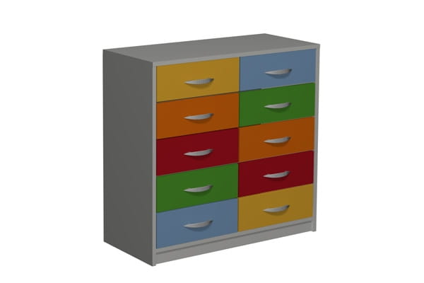 Szafka z szufladami przedszkolna Gucio F