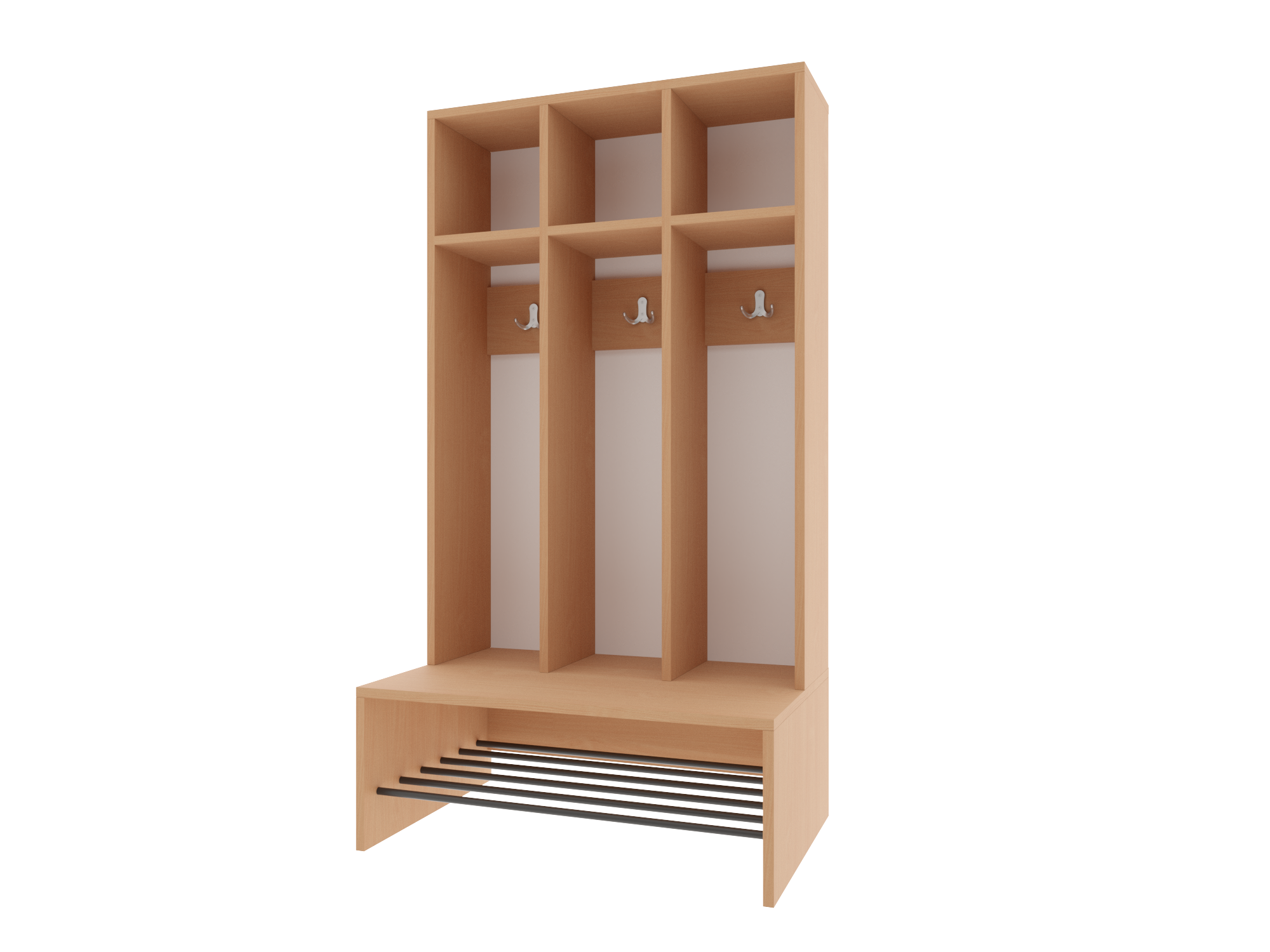 Szatnia do przedszkola "F" 3 lub 6 osobowa