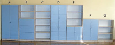 Regał z szafką Góral E