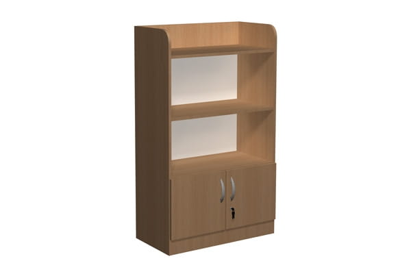 Regał szkolny z szafką Kasztelan A