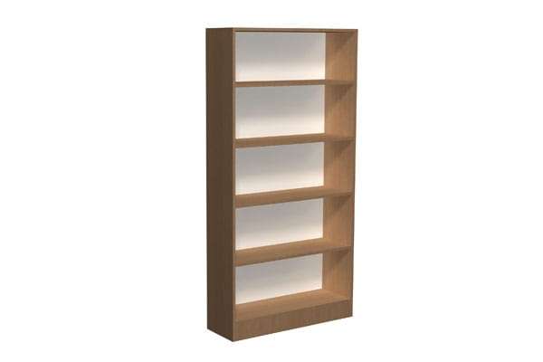 Regał biblioteczny proste półki C