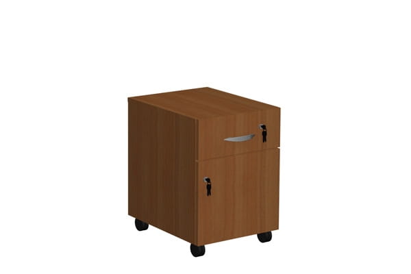 Kontener do biurka z szufladą i szafką, typ D