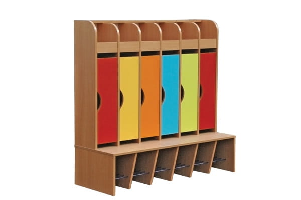 Regał przedszkolny szatniowy D