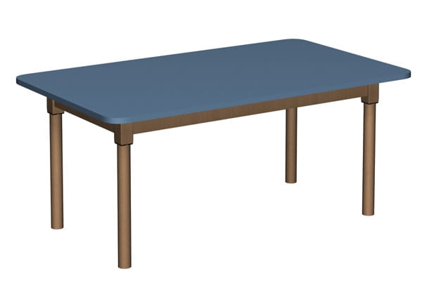 Stół przedszkolny/do żłobka prostokątny 1200x700