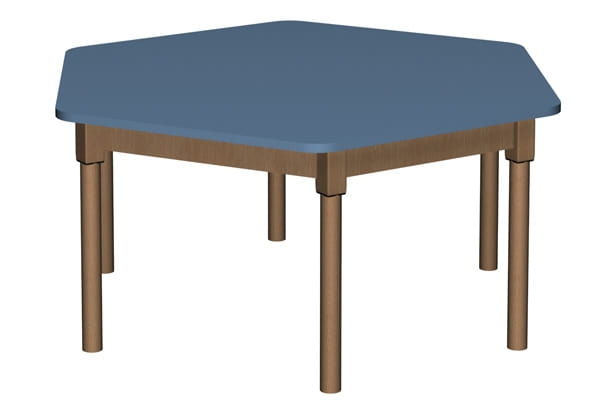 Stół przedszkolny/do żłobka sześciokątny