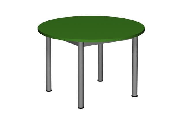 Stół szkolno-przedszkolny/do żłobka okrągły fi 900 noga fi 40