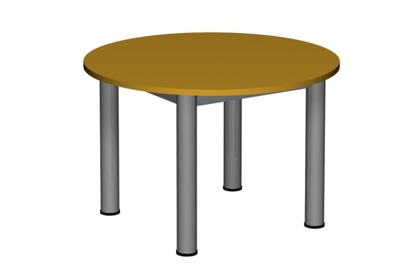 Stół szkolno-przedszkolny/do żłobka okrągły fi 900 noga fi 60