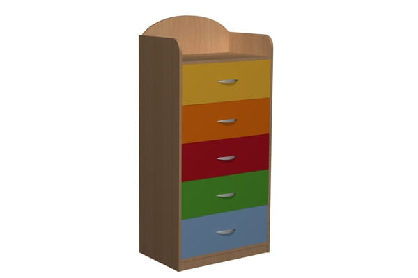 Komoda przedszkolna z szufladami Primo 70