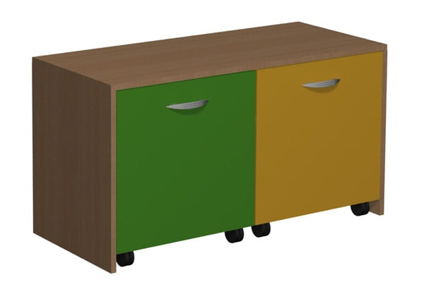 Regał przedszkolny z pojemnikami Primo 87