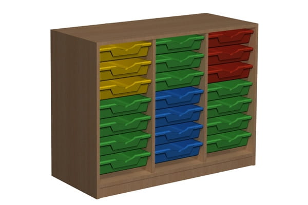 Regał przedszkolny z pojemnikami Primo 95