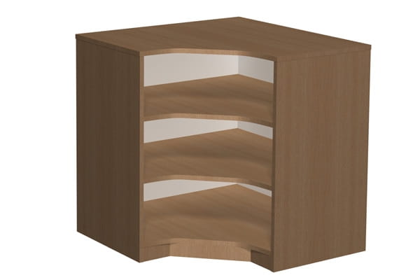 Regał przedszkolny narożny Primo 97