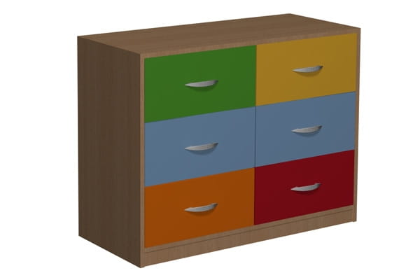 Szafka przedszkolna z szufladami Primo 104