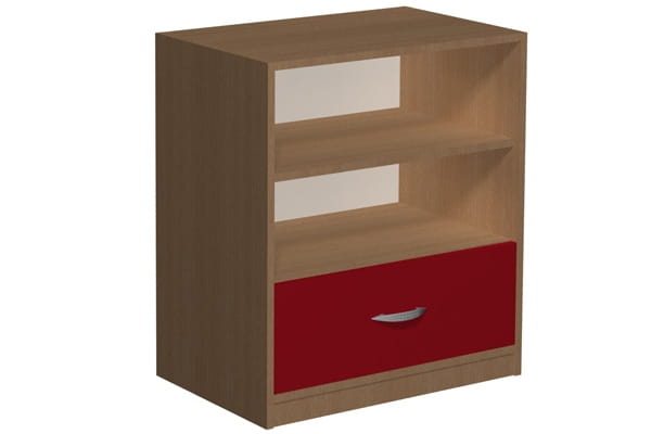 Regał przedszkolny z szufladą Primo 120