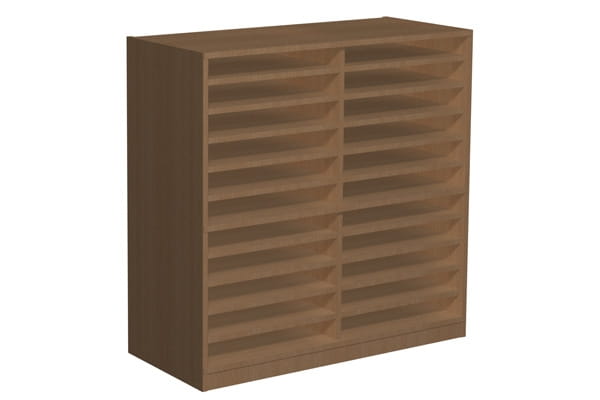 Regał przedszkolny na prace plastyczne Primo 127