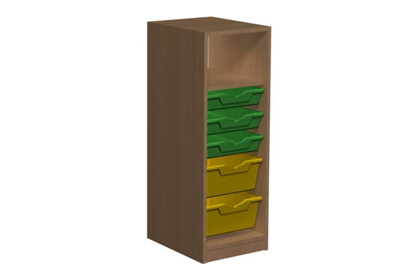 Regał przedszkolny z pojemnikami Primo 128