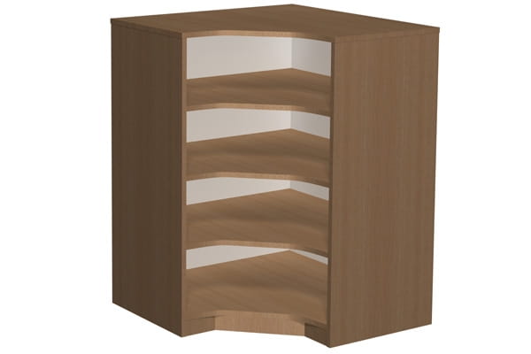 Regał przedszkolny narożny Primo 131