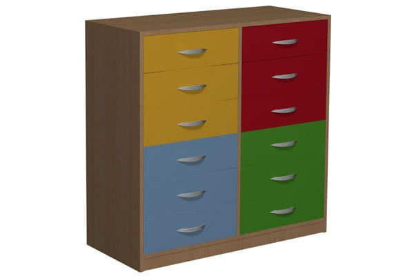 Szafka przedszkolna z szufladami Primo 141