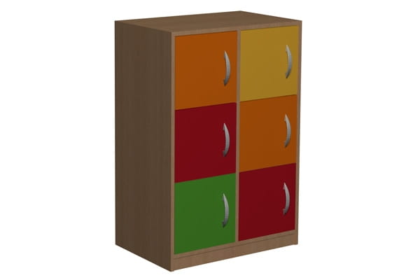 Szafka przedszkolna ze schowkami Primo 162