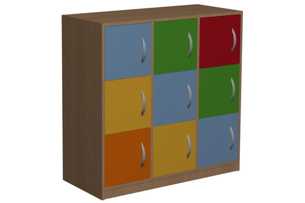 Szafka przedszkolna ze schowkami Primo 163