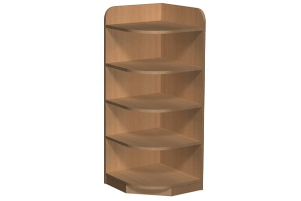 Regał przedszkolny narożny Primo 173