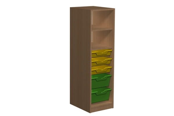 Regał przedszkolny z pojemnikami Primo 175