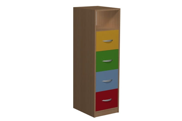 Szafka przedszkolna z szufladami Primo 177