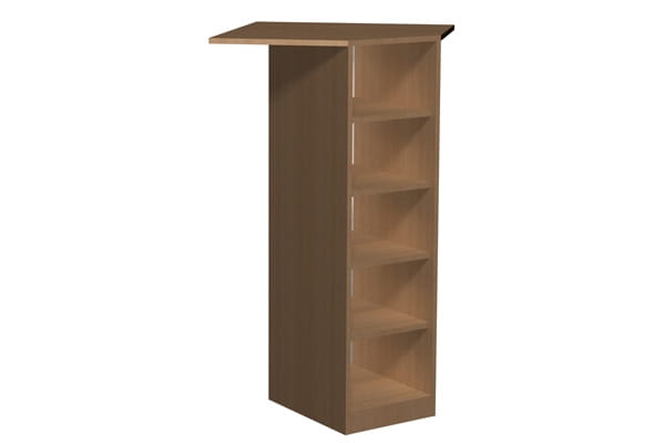 Regał przedszkolny narożny Primo 179