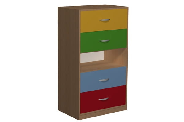 Szafka przedszkolna z szufladami Primo 192