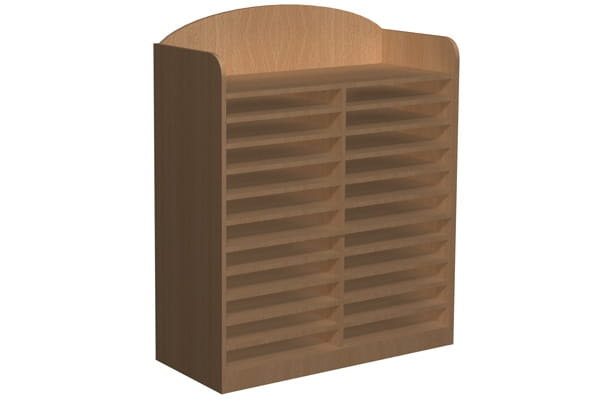 Regał przedszkolny na prace Primo 200