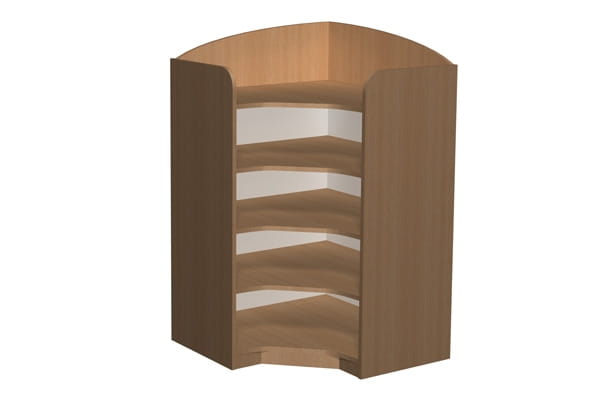 Regał przedszkolny narożny Primo 203