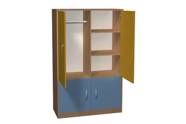 Szafa przedszkolna ubraniowo-aktowa Primo 209