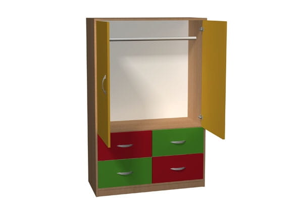 Szafa przedszkolna ubraniowa Primo 211