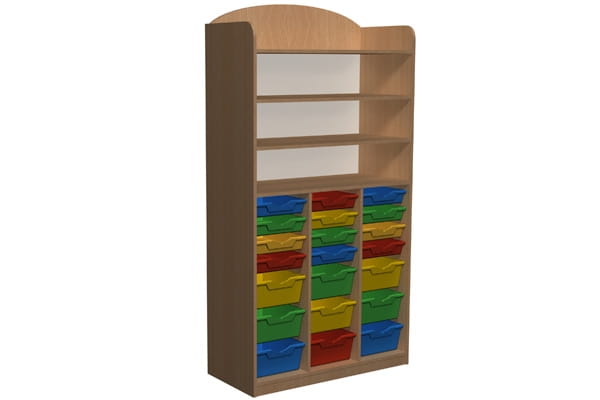 Regał przedszkolny z pojemnikami Primo 220