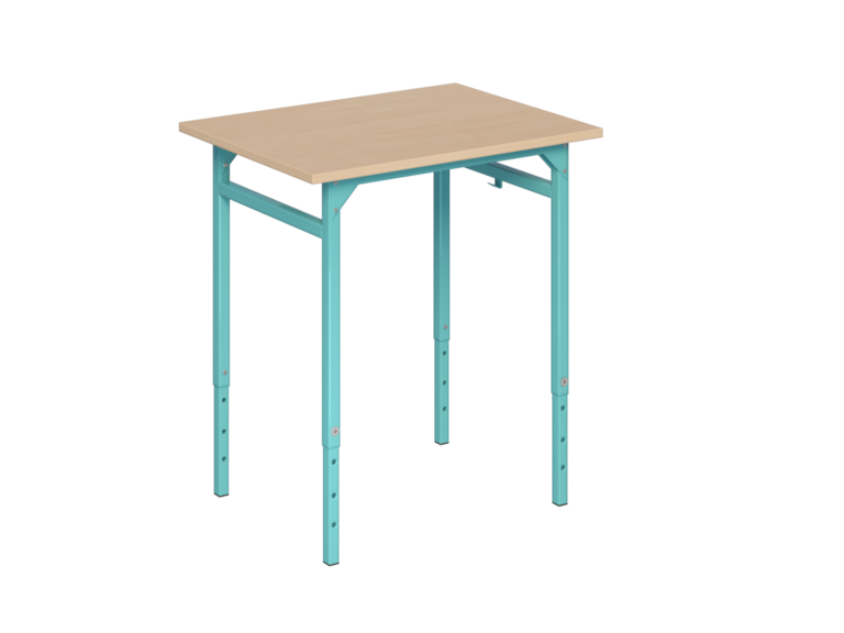 Ławka szkolna Leon 1-osobowa, regulowana wysokość