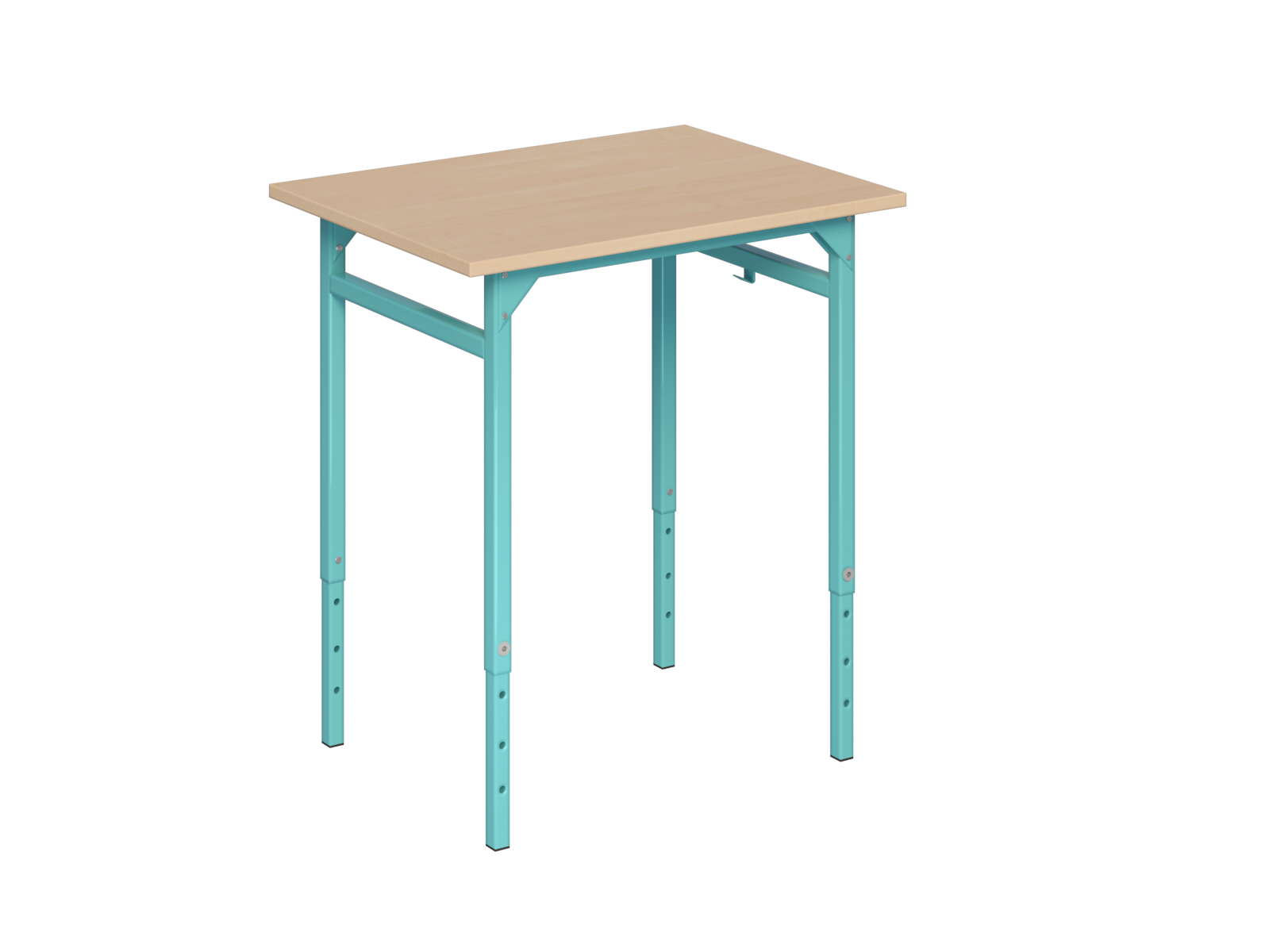 Ławka szkolna Leon 1-osobowa, regulowana wysokość