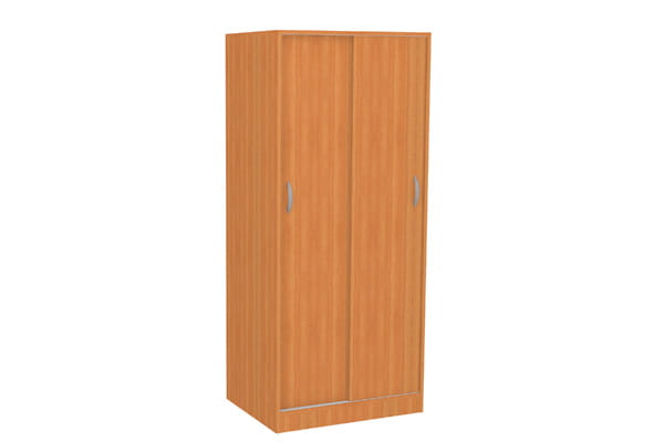 Szafa ubraniowa z drążkiem i półkami