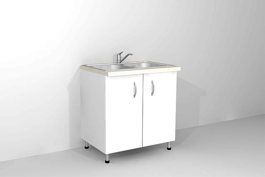 Szafka ze zlewem szer. 800 mm do gabinetu lekarskiego