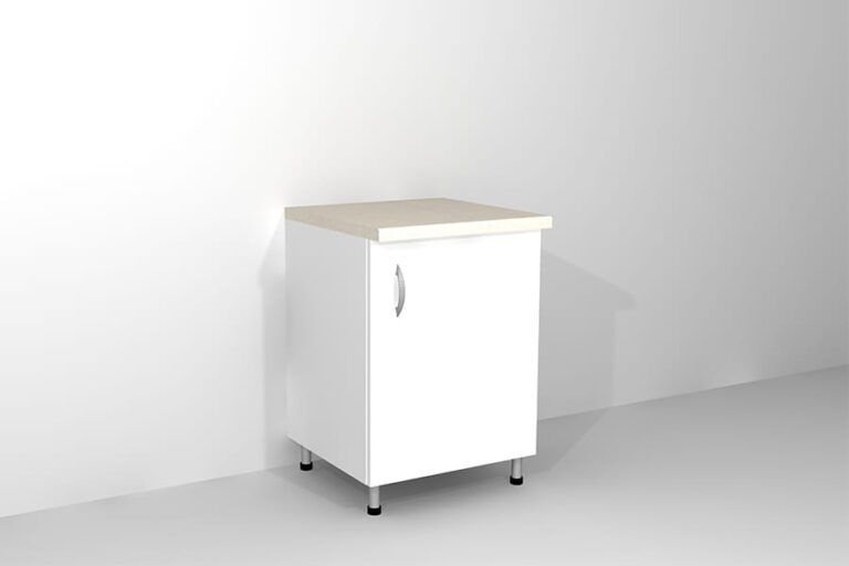 Szafka stojąca szer. 600 mm do gabinetu lekarskiego