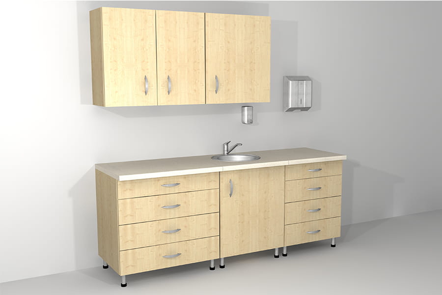 Zestaw mebli Nr 2 do gabinetu lekarskiego