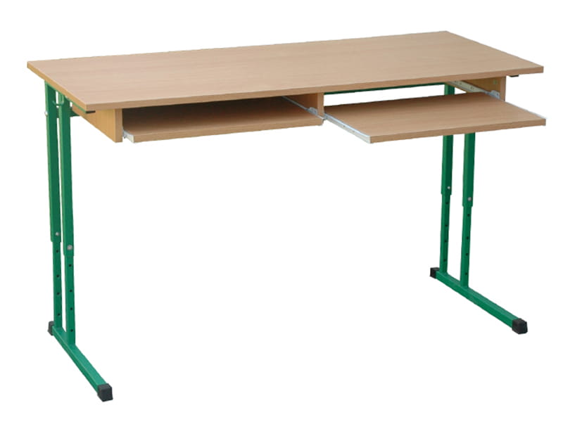 Stolik komputerowy Robert z regulacją wysokości i ruchomą półką