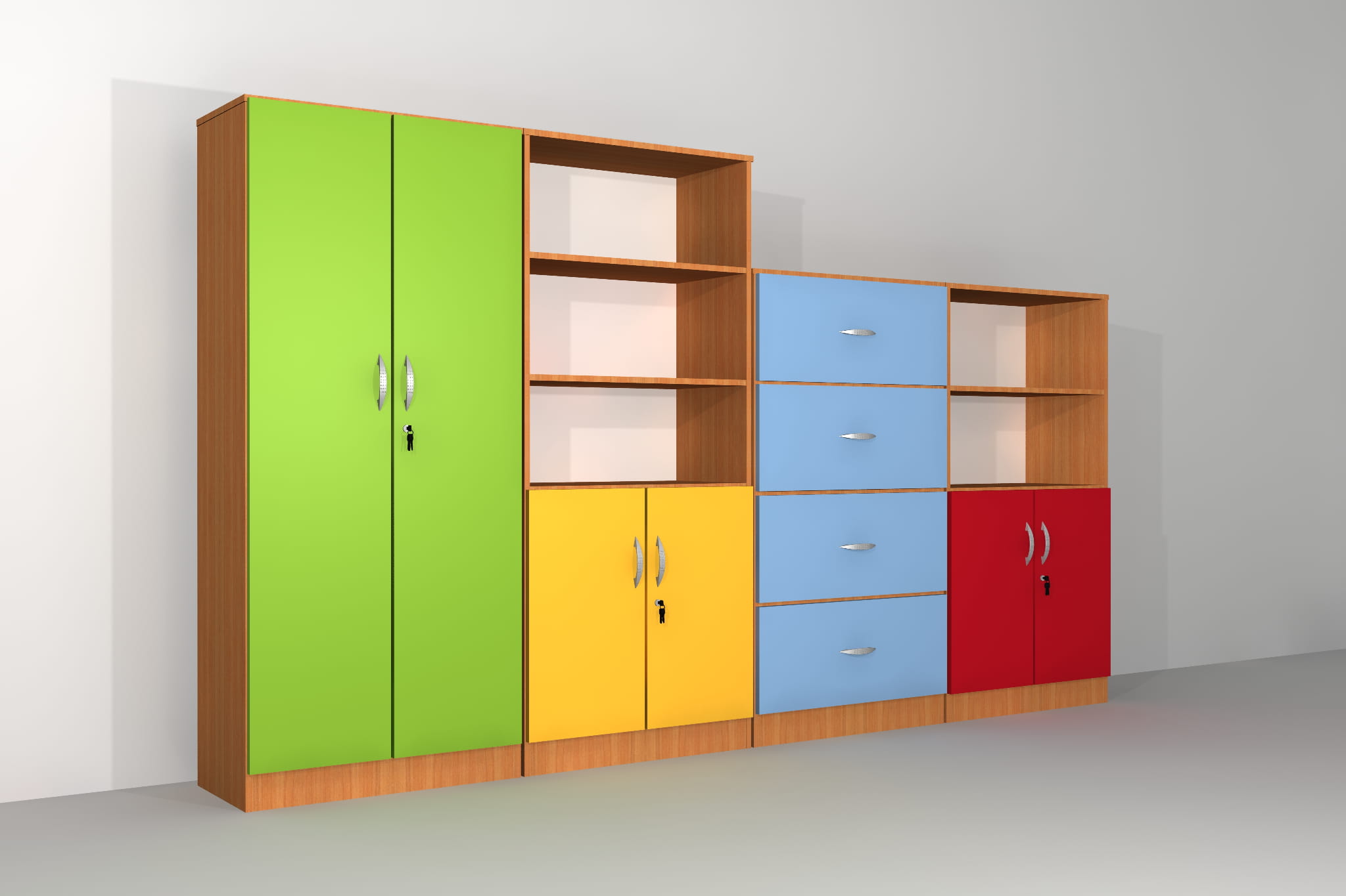 Zestaw szafek szkolnych Nr 3